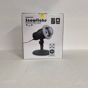 Dancing Snowflake Projector Light  NIB